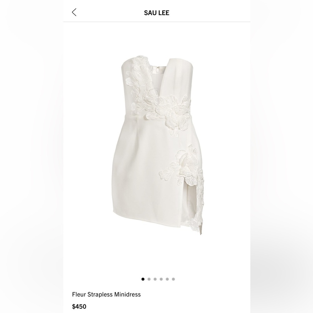 Fleur Strapless Minidress